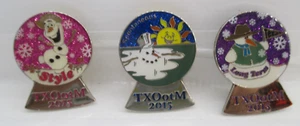 ODYSSEY OF THE MINDS SAMMLERPINS TX 2015 OoTM 3 STCK. - Bild 1 von 2