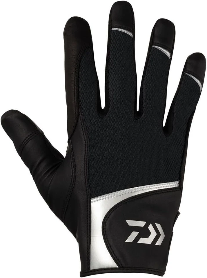 Daiwa Stretch Fabric Jigging Fishing Gloves 2024 DG-7124 Ocean Camo M F/S wTrack