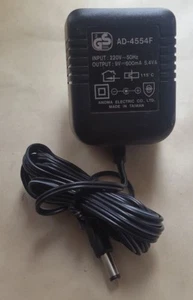 GS AD-4554F 9V=600MA 5.4VA ADAPTER (R6S4.2B2)(U2.1B1) - Imagen 1 de 3