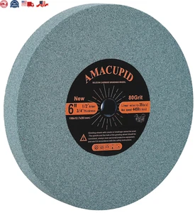 Bench Grinding Wheel 6 inch, for Sharpening Carbide Tools. Green Silicon Carb... - Picture 1 of 8