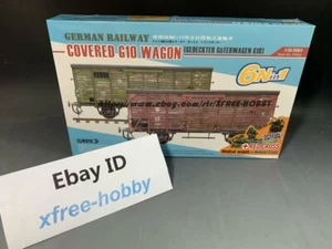 SABRE MODELO 35A01R 1/35 vagón G10 cubierto de ferrocarril alemán con tropas médicas - Imagen 1 de 10
