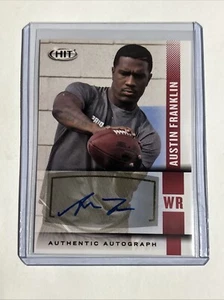 2014 Austin Franklin Sage Hit handsignierte Auto Rookie Karte #A44 NEU MEXIKO ST RC - Bild 1 von 2