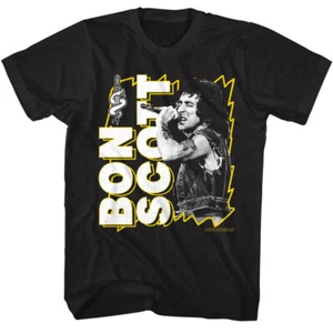 ACDC Bon Scott Electrifying Men's T Shirt - Picture 1 of 4