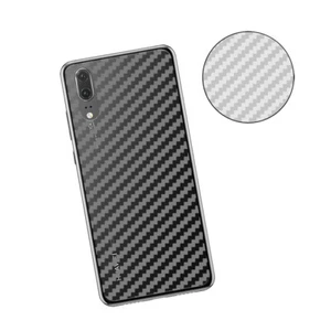 2x Rückseite Carbon Schutzfolie für Huawei P20 Pro Hinten Film Folie Carbonfolie - Picture 1 of 6