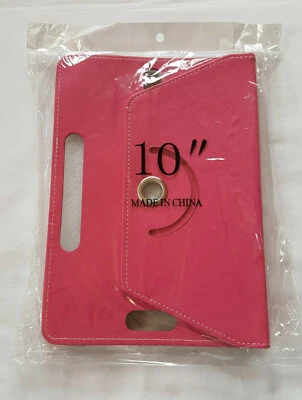 NIP Folio Leather Box Case Cover For Universal Android Tablet PC 10" 10.1"  - Image 1 of 4