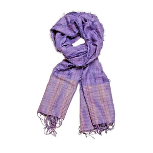 Moda Viscosa Bufanda Pashmina Envoltura Mujer Puntera con volantes Chal Suave SH100PRPL - Imagen 1 de 2