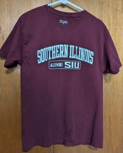 SOUTHERN ILLINOIS UNIVERSITY ALUMNI NWOT SIU SS T-SHIRT UNISEX MEDIUM CHAMPION - Picture 1 of 5