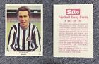 The Sun Football Swap Cards 1970-71 Bobby Moncur Newcastle