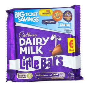 Kinder Schokolade Cadbury Milch kleine Riegel Schokolade Multipack - Bild 1 von 6