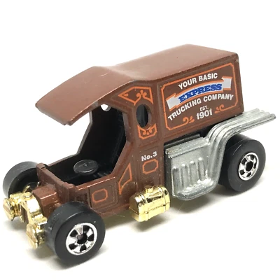 Hot Wheels T-Totaller 1976/1977 marrón esmalte Blackwall - Hecho en Hong Kong Foto 1 de 4
