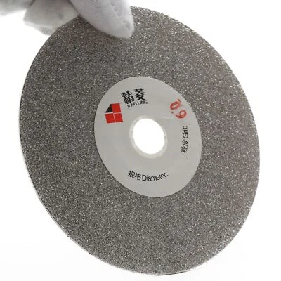 Roda de lapidação de diamante 5 polegadas disco de moagem 60 grãos ferramentas lapidárias muito grossas - Imagem 1 de 4