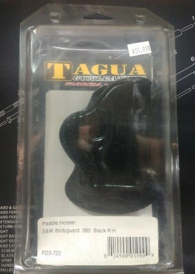 Funda de paleta de cuero para mano derecha Tagua negra S&W guardaespaldas 380 ACP - PD3-720 Foto 1 de 3