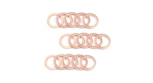 M12x16x1mm Copper Washers Pack of 15 pcs - Picture 1 of 1
