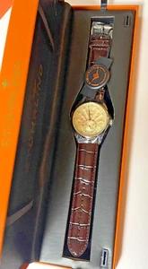 Stuhrling Original Men's Patriarch 302 Automatic Ivory Dial Watch - Picture 1 of 12