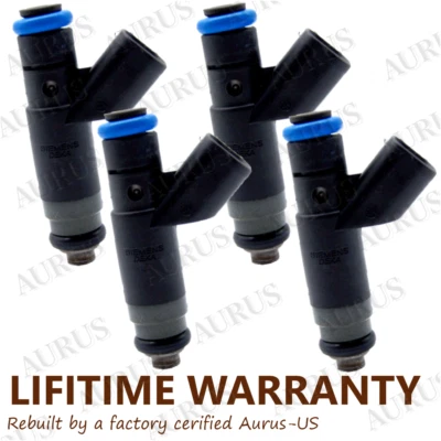 4 inyectores de combustible OEM Siemens para 04-06 Chrysler Sebring Dodge Caravan Neon I4 Foto 1 de 4