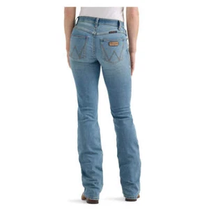 112359386 Wrangler Women's Ultimate Riding Jean Mid Rise Willow Bootcut - Olivia - Picture 1 of 35