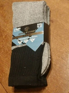 2 PAIR Wear Proof Men's Cushioned Crew Socks.. ( LY-7) - Picture 1 of 3