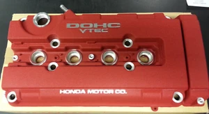 12310-P73-A00 OEM HONDA B18C5 CUBIERTA VÁLVULA USDM 97-01 INTEGRA TIPO R DC2 ROJO - Imagen 1 de 3