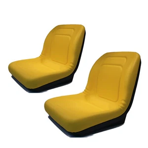 (2) HIGH BACK Seats for John Deere Gator Gas & Diesel Model 4x2 4x4 HPX & TH 6x4 - Picture 1 of 7