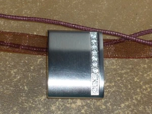 Anhänger EDELSTAHL mit vielen Zirkonia Steinen besetzt Magnetschmuck NEU - Bild 1 von 3