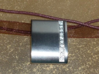 Anhänger EDELSTAHL mit vielen Zirkonia Steinen besetzt Magnetschmuck   NEU - Bild 1 von 3