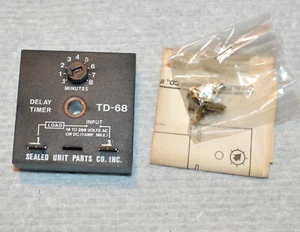 Sealed Unit Parts TD-68 Delay Timer, Instructions, Mounting Hardware - NOS - Picture 1 of 4