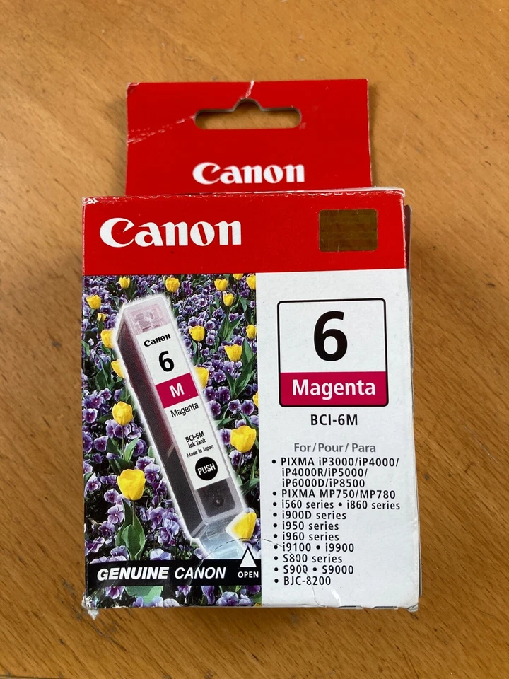 New Genuine Canon BCI-6M Magenta Ink Cartridge - Image 1 of 1