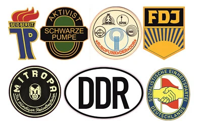 DDR Aufkleber Set Ossi VEB FDJ Auto Osten für Trabbi Simson Schwalbe Lada #692
