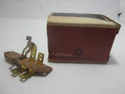 62-65 Chevrolet Oldsmobile Limpiaparabrisas Motor Placa Terminal DELCO 4910350 Foto 1 de 4