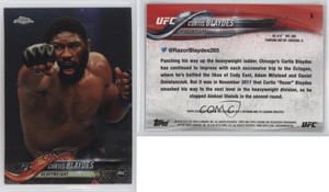 2018 Topps Chrome UFC Curtis Blaydes #6 Rookie RC