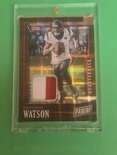 2019 Panini Black Friday Deshaun Watson Hyperplaid Patch 3/5 SSP In Mag