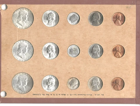 1952 P D S BU MINT SET Cover