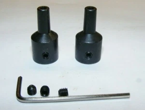 x2 JT0 MANDRIL DE TALADRO EJE CÓNICO A EJE DE MOTOR 5 MM ACOPLADOR ACOPLAMIENTO EE. UU. - Imagen 1 de 10