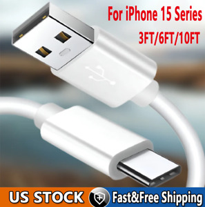 Cable USB-A de carga rápida tipo C para iPhone 15 Pro Max 15 Plus