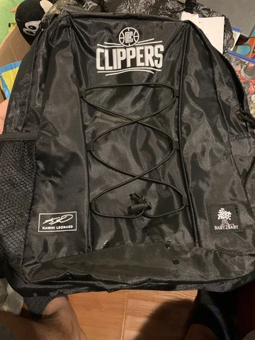 Used LA Clippers Black Backpack Kawhi Leonard 15”LIMITED EDITION. Basketball Bag Cover