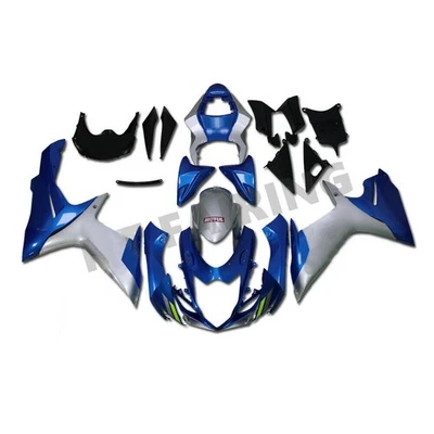 Kit de carenados ABS para Suzuki GSXR600 GSXR750 2011 - 2026 25 carrocería azul plata Foto 1 de 4