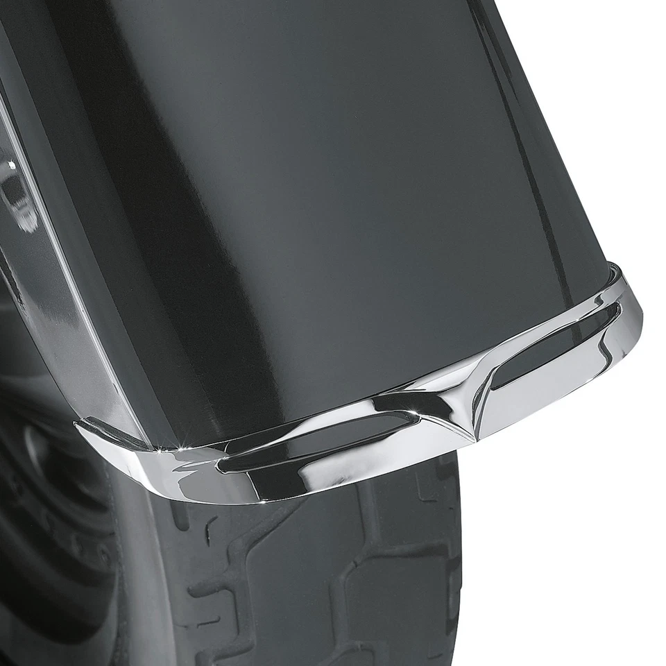 For Harley-Davidson Fat Boy 1990-2006 Kuryakyn Rear Chrome Fender Tip Foto 1 de 1
