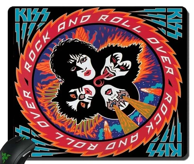 Kiss Rock Band mousepad lock edge macbook asus acer hp PC - Image 1 of 3