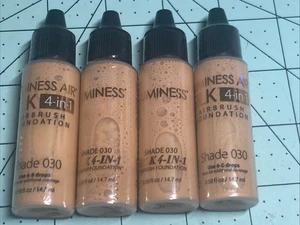 Luminess Advanced Silk 4-In-1 Airbrush Shade 030 New Sealed .50 Fl Oz Lot Of 4 - Picture 1 of 3