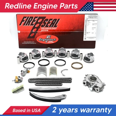 3.5 2GRFE Engine Rebuild Kit FITS 2006-2013 Toyota 3.5L V6 RAV4 RX350 HIGHLANDER - Image 1 of 4