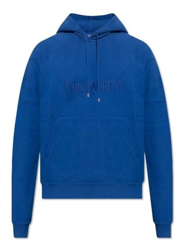 SAINT LAURENT (YSL) Felpa con cappuccio logo Saint Laurent Y37CG 4000 133032975