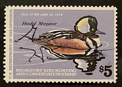 Travelstamps: 1978 US Duck Stamps Scott #RW45 Used Signed Original Gum - Image 1 of 4