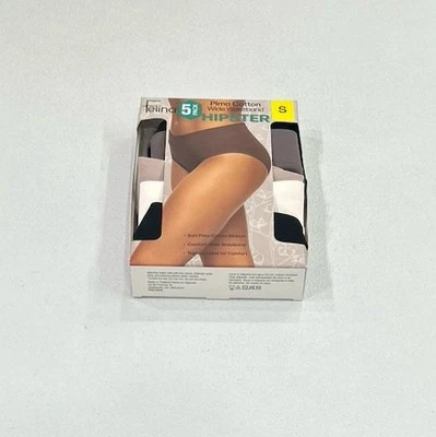 Felina Women's 5-Pack Pima Cotton Wide Waistband Hipster, Multicolor, Size S - Image 1 of 4