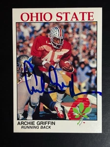 Archie Griffin signierte Ohio State Football Kroger Karte  - Bild 1 von 1