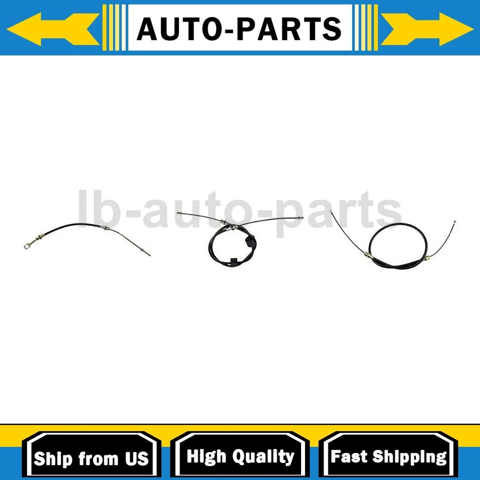 Dorman Parking Brake Cable Front Rear 3x For Chevrolet Camaro 5.7L 1987-1988 - Image 1 of 4