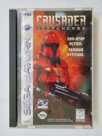 Sega Saturn Crusader: No Remorse - Disc, Case, Instruction Manual