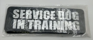 Diensthund im Training Patch mit Hakenrücken und reflektierendem Schriftzug. Große 6x2 - Bild 1 von 7
