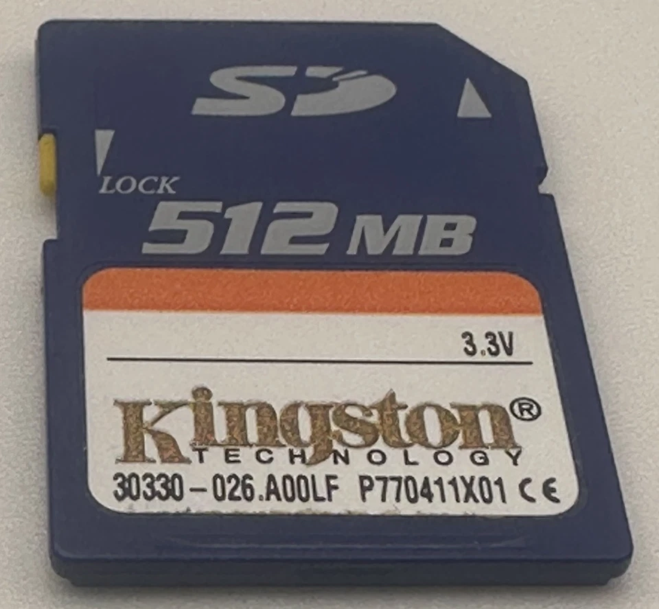 Kingston 512MB SD Card- Tested - Tracked Postage - Made In Japan - Image 1 of 2