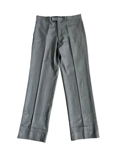 Claiborne Mens Dress Pants 30x30 Gray Flat Front Easy Care Office Work Business - Picture 1 of 6