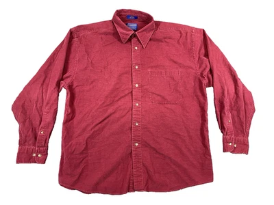 Pendleton Corduroy Shirt Men’s XL Red Outdoors Camping Cabin Button Up Preppy - Image 1 of 4